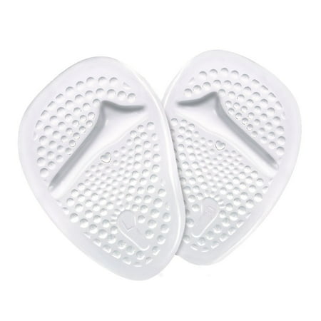 2 Pairs Yosoo Metatarsal Gel Pads Ball of Foot Cushions, Self-Sticking Forefoot Shoe Insoles for Women High Heels, Relieve Foot
