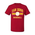 thumbnail image 2 of Wild Bobby City of San Diego Baseball Fantasy Fan Sports Men's T-Shirt, Red, Large, 2 of 6