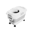 thumbnail image 3 of KOYPTL Dog Food Storage Container with Scoop,Collapsible Dog Food Container with Airtight Lids,Wheels,and 2.5L Pet/Dog/Cat/Bird Food/Cat litter Dry Food Container with Handles 17.72x11.61x10.63In, 3 of 7