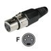 thumbnail image 2 of C2g (cables To Go) Xlr In-line Female Connector - Connecter - Color:  Black And Silver, 2 of 2