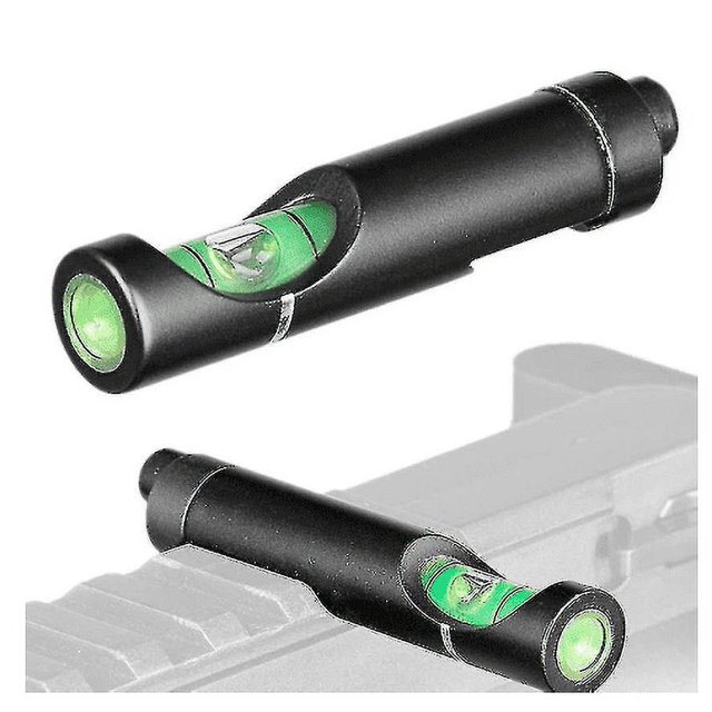Nivel de burbuja de Metal para mira telescópica Picatinny Weaver Rail de 11mm, Kit de montaje