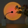 thumbnail image 2 of Mistaha USB Sunset Lamp Aluminum Alloy Material Colorful Light Projector Compact Lightweight Gift for Friends and Family, 2 of 6