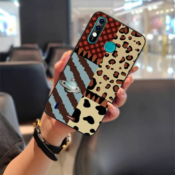 JNG-Phone Case For Itel A56/A56 Pro, Soft case Full wrap TPU oil painting Dirt-resistant Waterproof Back Cover Silicone Anti-dust Cartoon Shockproof Graffiti Durable Cute Anti-knock