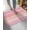 Pink, variant on Luxury Plush Bathroom Rugs Mat, Pink Wooden Grain Soft Shaggy Bath Carpet, Vintage Chic Geometric Ombre Brown Non-Slip Floor Mat for Kitchen, Bedroom, 16"x24"