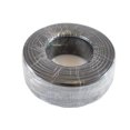 thumbnail image 4 of Phone Cable 300ft Rounded Black Roll (100m Long) 4x1/0.4 26 AWG Gauge Solid Wire -Round Telephone Cord Line Extension Bulk Rool Reel -compatible with RJ11 4P4C Crimp End Connector, 4 of 4