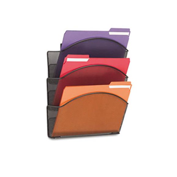 Lettre de Poche à Triple Paroi en Acier Onyx Noir 12 x 3,25 x 17,25
