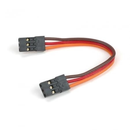 HobbyFlip 10CM Male to Male Servo Lead (JR) 26AWG Wire Cable Connector Compatible with Walkera Runner 250 Racer
