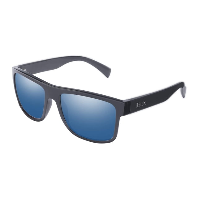 Gafas de sol HUK con lentes polarizadas Panto Blue Mirror/Matte Black