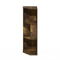 thumbnail image 4 of Furinno Econ 3-Tier Freestanding Corner Shelf Bookcase, Bookshelf, Amber Pine, 4 of 6