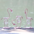 thumbnail image 2 of Diconna vase en Fer Forgé animal Mignon Flamant Rose, 2 of 9