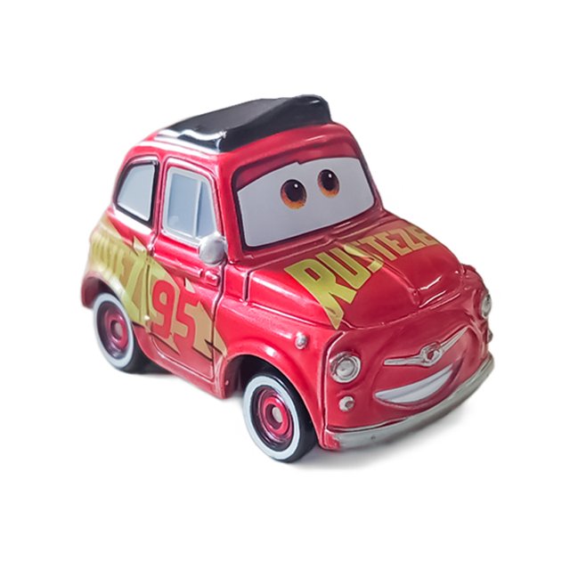 Disney-coches 3 Pixar Dinoco Cars 2 para niños, Trofeo Mater Jackson Storm Ramirez 1:55, vehículo de aleación de Metal fundido a presión, juguete para niños, regalo de Navidad