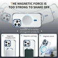 thumbnail image 5 of XG-Tech For Apple iPhone 16 Pro Max Shockproof Heavy Duty Case With Built In Camera Stand Kickstand Magnetic Cover Compatible With MagSafe Matt Black & Transparent Clear Slim Cover, 5 of 8