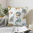 thumbnail image 6 of Kll Cute Colorful Animal Decorative Throw Pillow Covers Velvet Soft For Couch Sofa Bedroom Living Room Outdoor -20"X20", 6 of 8