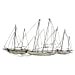 thumbnail image 3 of Stratton Home Decor Metal Sailboat Scene Hanging Wall Decor, Antique Silver, 3 of 9