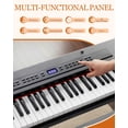 thumbnail image 2 of Piano Digital Ktaxon de 88 Teclas Semi-Pesadas con Bluetooth MIDI, 2 of 7