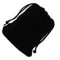 thumbnail image 2 of Kearding 50 Uds bolsa pequeña portátil duradera suave joyería bolsas elegante embalaje ligero restringido entrada almacenamiento bolsas Almacenamiento y organización del hogar Negro, 2 of 6