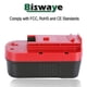 thumbnail image 2 of Batería Biswaye NI-CD de 18 V y 3,8 Ah para Black & Decker HPB18-OPE, 2 of 9