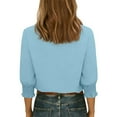 thumbnail image 4 of Blczomt Casual Tops for Women Blue 2026 T Shirts Trendy Lightweight Womens Blouses,XL, 4 of 6