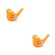 thumbnail image 4 of Tholdsy Pájaro de agua Silbato Baño Dibujo Aprendizaje Educativo Intelectual Props DIY Realista Colgando para Niños Niños naranja naranja 2Conjunto, 4 of 6