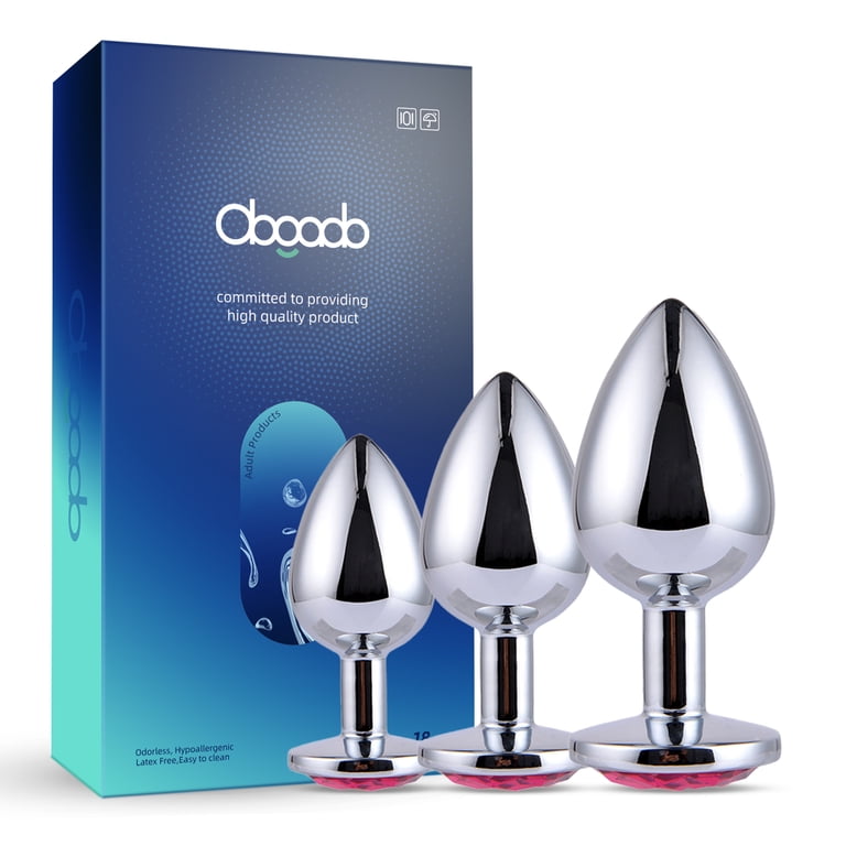 anal plug training set Anal Plug Set Adult Sex Toy Anal Toys Adult Sex Toy Butt Plug Anal Sex Toys  for Male Female-3PCS