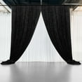 thumbnail image 2 of Efavormart Black Premium Smooth Velvet Divider Backdrop Curtain Panel, Privacy Photo Booth Event Drapes with Rod Pocket - 5ftx12ft, 2 of 6