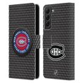 thumbnail image 1 of Head Case Designs Officially Licensed NHL Montreal Canadiens Puck Texture Leather Book Wallet Case Cover Compatible with Samsung Galaxy S22+ 5G, 1 of 6