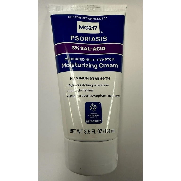 MG217 Psoriasis Relief Treatment Cream, Anti-Itch, Medicated Multi