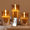Gold, variant on Flameless Candles LED Pillar Candle with Remote and Timer, Battery Operated Candles with Realistic 3D Wick Acrylic Electric Fake Candles-Gold 4''x5''x6''
