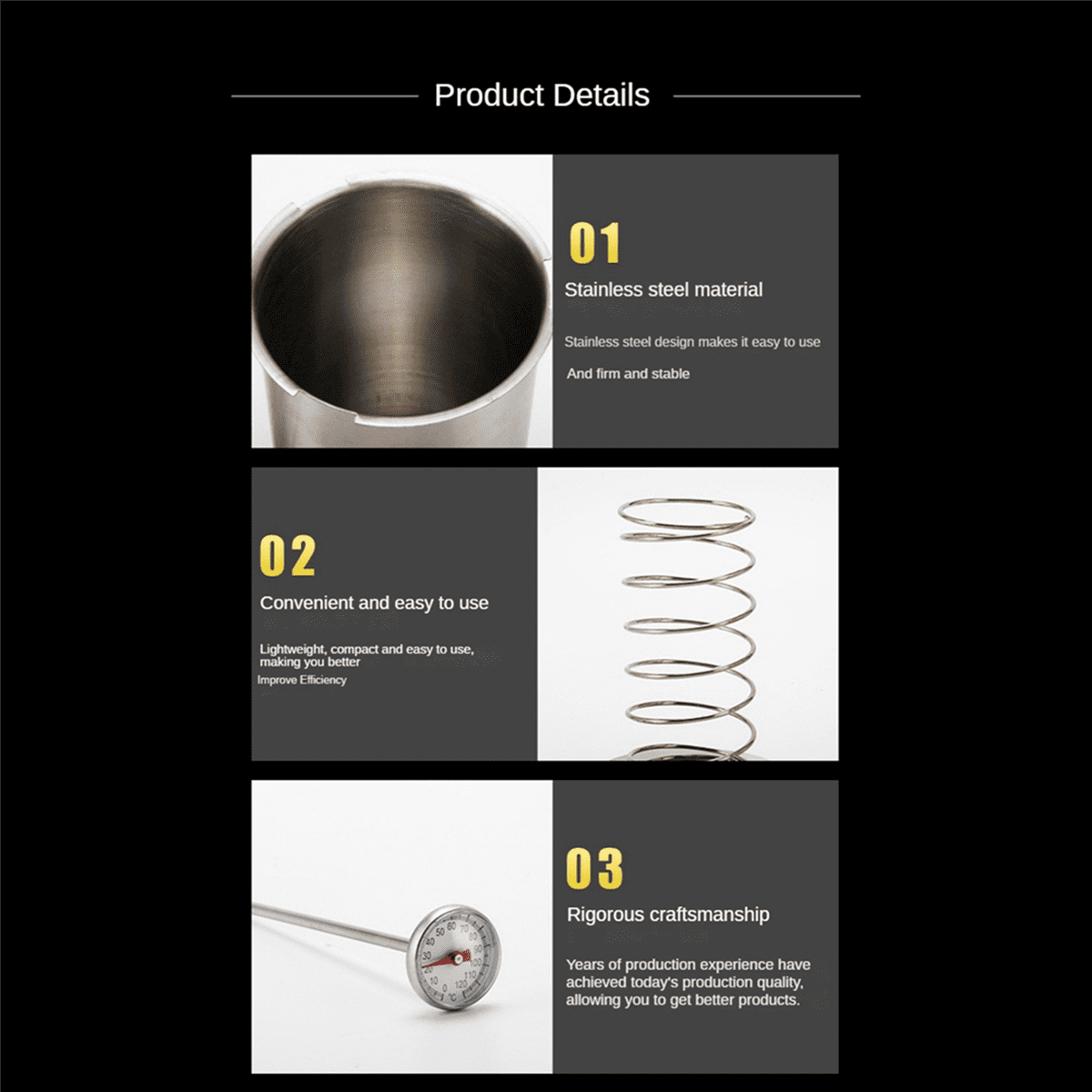 2X  Ham Maker, Round Shape Stainless Steel for Making Healthy Homemade  Meat with Thermometer