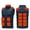 Blue, variant on kladzum Mens Heated Vests 17 Heating Areas Heated Waistcoat for Men Women, Unisex Winter Heated Waistcoat for Men Women, Lightweight USB Electric Heated Clothing Waistcoat with 3 Heating