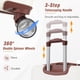 thumbnail image 4 of Juego de equipaje Merax, maleta de 2 piezas con estuche para cosméticos, color blanco, 4 of 8