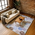 thumbnail image 7 of Addison Rugs Mayfield Premium Machine Washable Transitional Geometric Sky Rectangle Rug, 3' x 5', 7 of 7