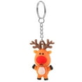 thumbnail image 4 of facefd Keychain Christmas Themed Silicone Pendant Key Ring Bag Christmas silicone keychain Decorative Attachment Alloy Keychain, Type 8, 4 of 9