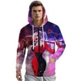 thumbnail image 2 of Unisex Harley Quinn Zip Up Hoodies 3D Printed Pullover Hooded Sweatshirt with Pocket for Mens Womens, 2 of 8
