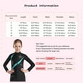 thumbnail image 5 of Miutii Girls Figure Ice Skating Training Jacket Rhinestones Sparkly Gymnastics Winter Sports Training Warm Coat Light Purple 14, 5 of 5