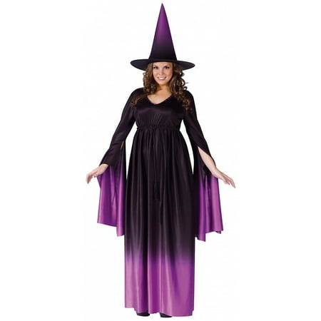 Magical Witch Adult Plus Halloween Costume, One Size: Women's 16-20