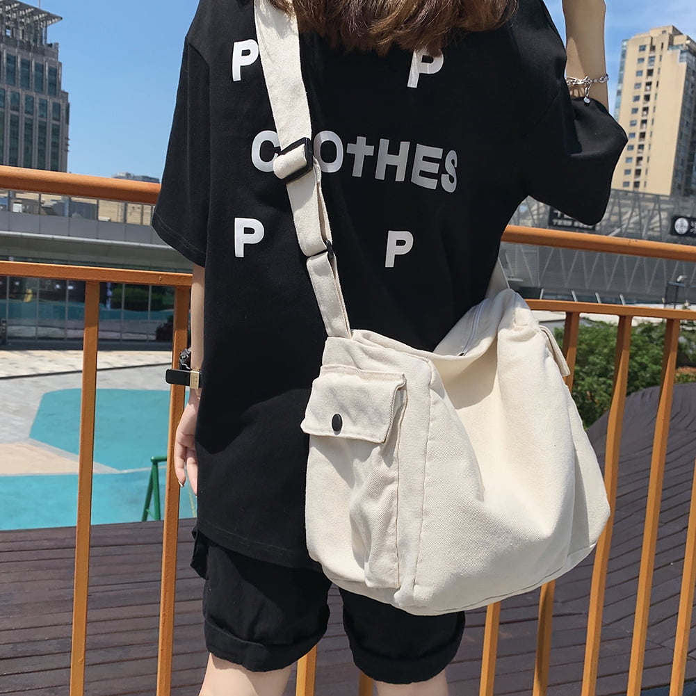 [EMS送料込]OTZ PILGRIM キャンバス LY Yucurem Soft Canvas Shoulder Crossbody Bag Large Capacity