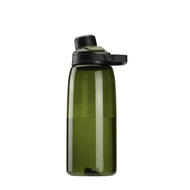 Botella de agua deportiva con tapa magnética taza de agua deportiva de plástico no tóxico Tritan 1000ml duradera