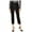 Black - black, variant on INC $70 Womens New 1442 Black Velvet Stripe Skinny Pants 6 B+B