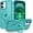 Darkcyan, variant on Designed for iPhone 15 Pro Case with Magnetic Stand, [Military Drop Protection][Great Grip Feeling] Matte Translucent Back Slim Shockproof Phone Cover for iPhone 15 Pro 6.1",