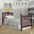 Dream On Me Naples 4in1 Convertible Mini Crib, Espresso