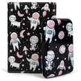 thumbnail image 1 of Miami Carryon RFIDWSCOCAT 2.3 oz  RFID Protected Wallet &amp; Passport Cover Set  Cosmic Cats, 1 of 1