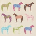 thumbnail image 2 of CafePress - Colorful Horse Pattern Tote Bag - Unisex Canvas Tote Bag, Beige, 1-Piece, 2 of 7