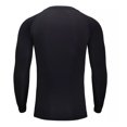 thumbnail image 3 of Men's Long Sleeve Thermal Underwear Winter Warm Basic Crew Tops Shirt, 3 of 3