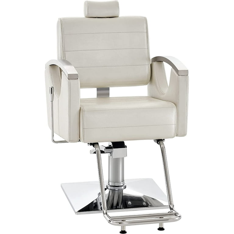 BarberPub Classic Barber Chair Reclining for Hair Stylist Spa Salon Styling Beauty Equipment 9180, Green