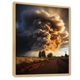 thumbnail image 2 of Designart "Nature s Fury Unleashed" Landscape & Nature Floater Framed Wall Art Living Room, 2 of 7