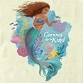 thumbnail image 2 of Men's The Little Mermaid Ariel Curious & Kind Graphic Tee Beige Medium, 2 of 4