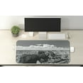 thumbnail image 2 of American Computer Mouse Pad, Nostalgic Photo of Finding Grand Canyon Peaks in National Park Cloud Print, Rectangle Non-Slip Rubber Mousepad X-Large, 35" x 15" Gaming Size, Grey, by Ambesonne, 2 of 2