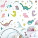 thumbnail image 3 of Pegatinas de pared de dinosaurios de dibujos animados YONGSHENG removibles coloridos para niños, 3 of 5
