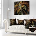 thumbnail image 3 of Designart Colorful Fractal Flower Pattern - Abstract Throw Pillow - 18x18, 3 of 5
